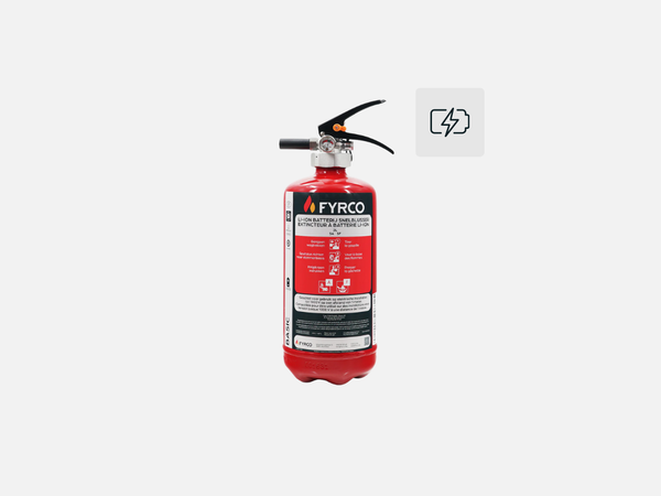 Li-ion batterij brandblussers (A en Li-ion)