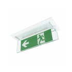 Zemper Diana Flat opbouwkit met plexiplaat voor plafondmontage inclusief pictogram 